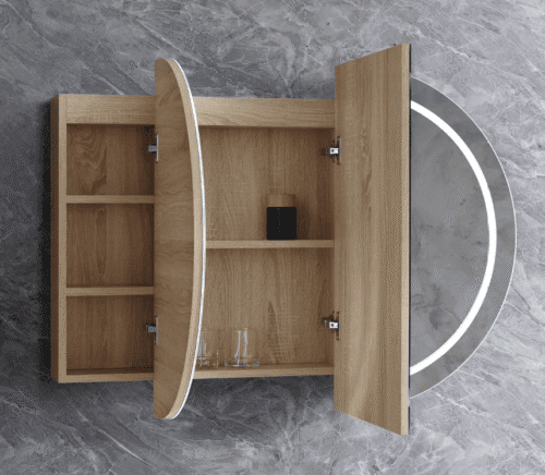 Amber LED Collection Shaving Cabinet & Mirror