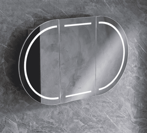 Amber LED Collection Shaving Cabinet & Mirror