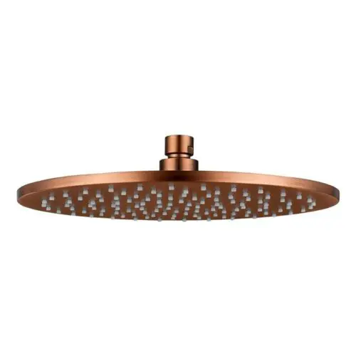 250mm Brushed Copper Shower Head