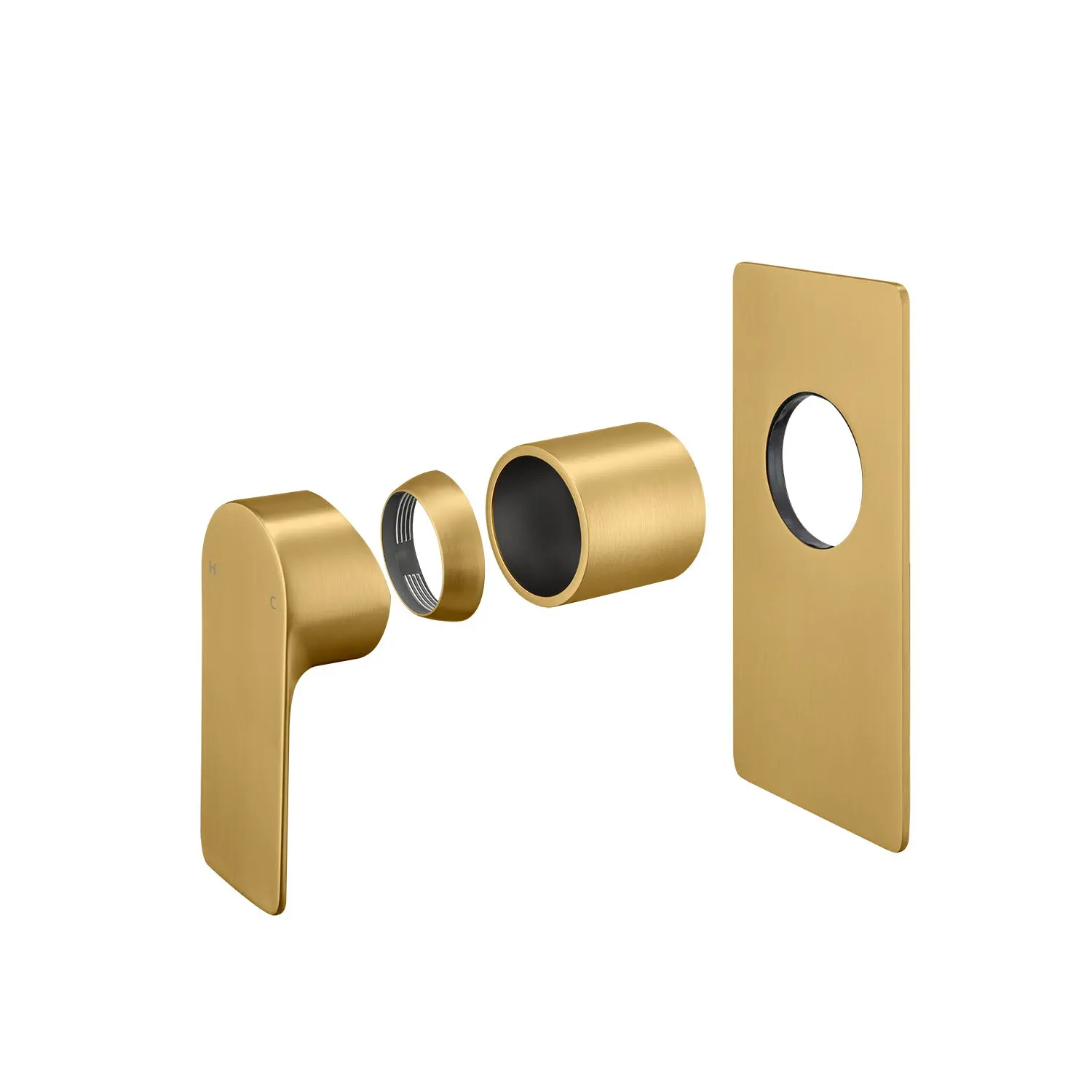 VOG- Brushed Brass Wall Mixer