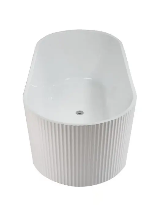 1700x800x580mm Berri Freestanding Fluted