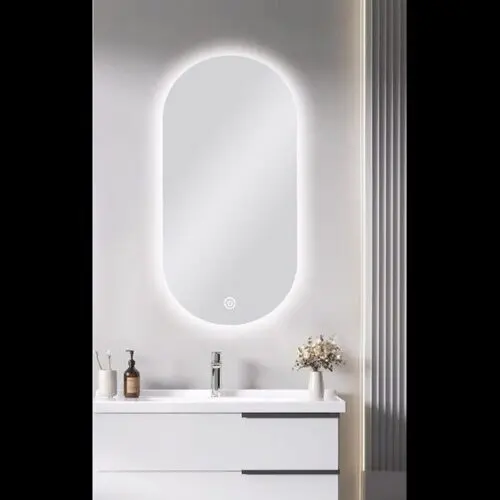 450 X 900MM PILL SHAPE CARYSIL LED MIRROR