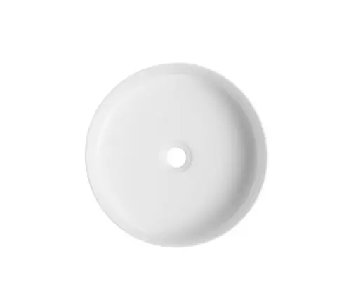 360x360x120mm Gloss White Above Counter Ceramic Basin