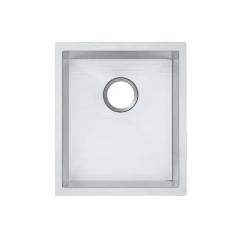390x450x215mm 1.2mm Handmade Top/Undermount Single Bowl Kitchen Sink