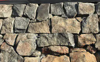 BM Antique Red Dry Stone Wall Panel
