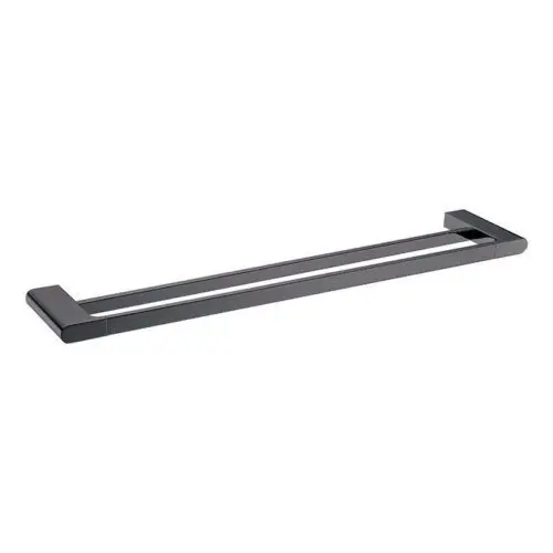 VOG Series Gun Metal Grey Double Towel Rail 800mm