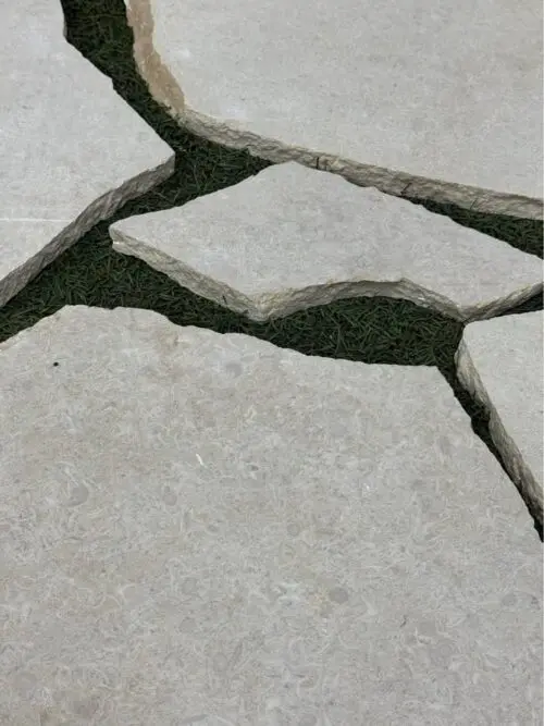 Sunny Menia Limestone Crazy Paving Sandblasted