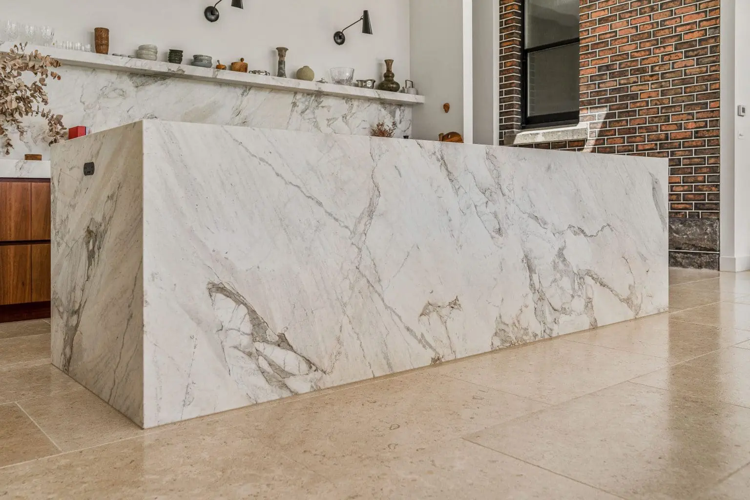 Sinai Pearl Brushed Tumbled Limestone