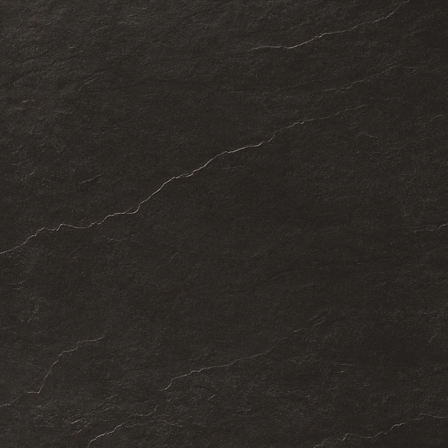 Super Black Slate textured porcelain tile for modern indoor floors and walls