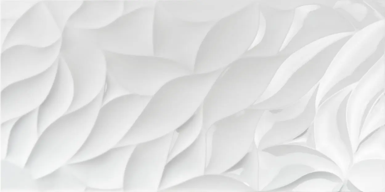 Capuciino Forma Wall - White Botanica Gloss - FORBTG36