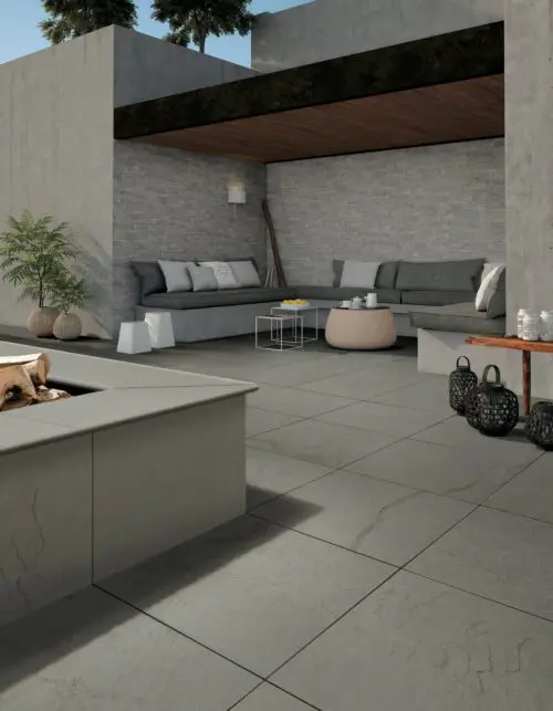 Viewgres Bluestone EXT 20mm outdoor porcelain paver with a bluestone-look exterior finish