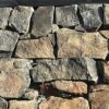 Antique Red Dry Stone Wall Panel