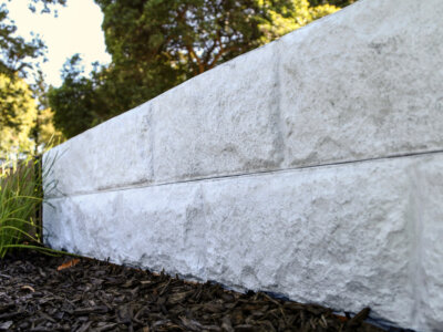 Hampton Concrete Sleeper Retaining Walls