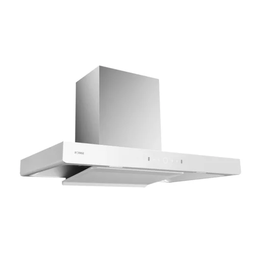 Fotile EMG9008-CW 900mm White Glass Built in/Canopy Rangehood