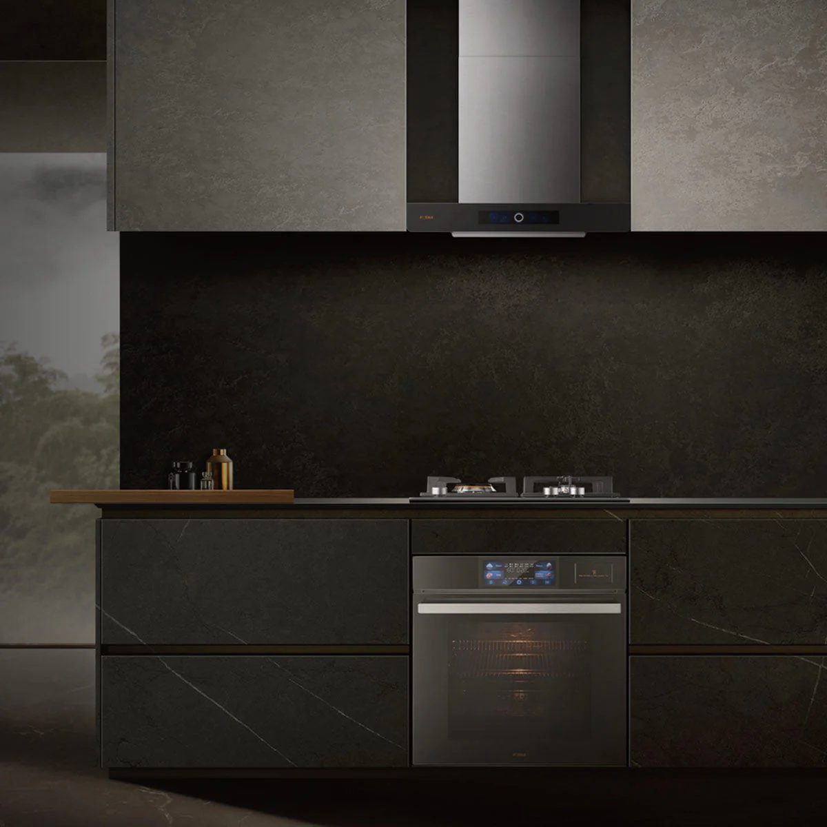 Fotile EMG6020-CY 600mm Built In/Canopy Rangehood Matte Grey