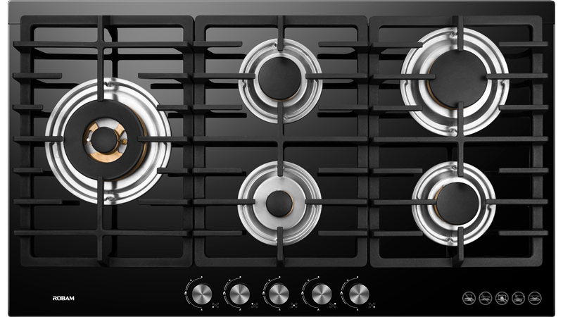 ROBAM B510 Glass 5 Burner (900mm)