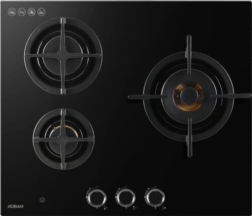 ROBAM H70 Glass 3 Burner (600mm)