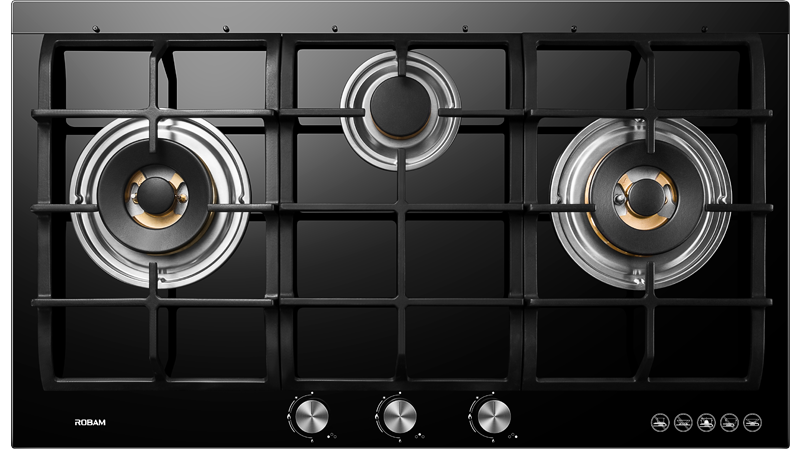 ROBAM B310 Glass 3 Burner (900mm)