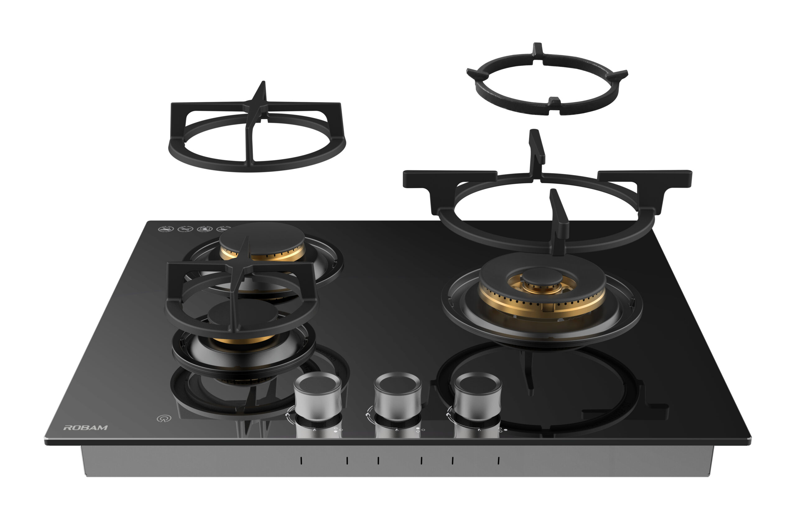 ROBAM H70 Glass 3 Burner (600mm)