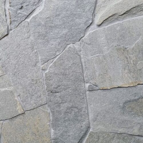 Stormy Grey Quartz Crazy Paving - surface texture close-up
