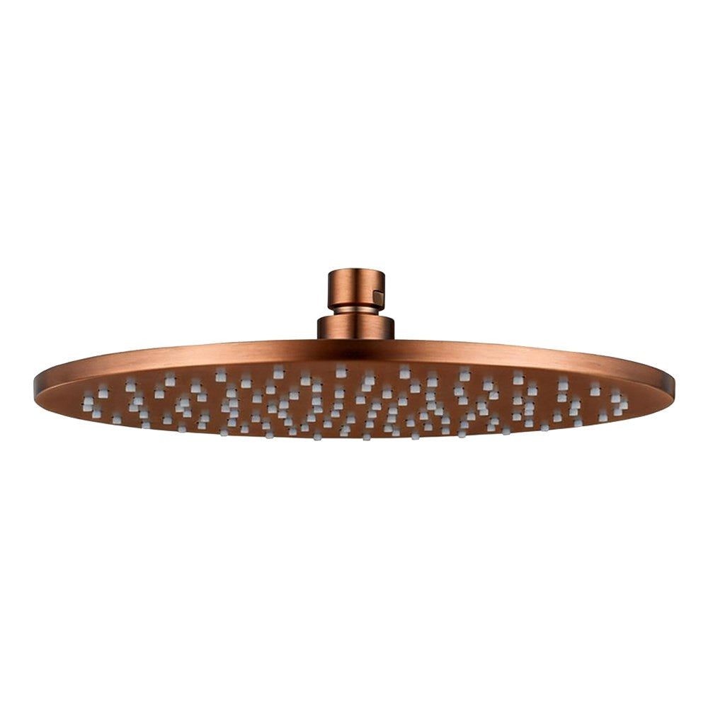 250mm Brushed Copper Shower Head