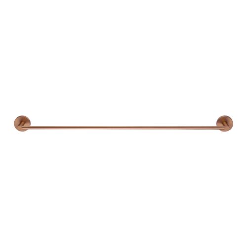 LUCID PIN - 800mm Brushed Copper Cuttable Single Towel Rail