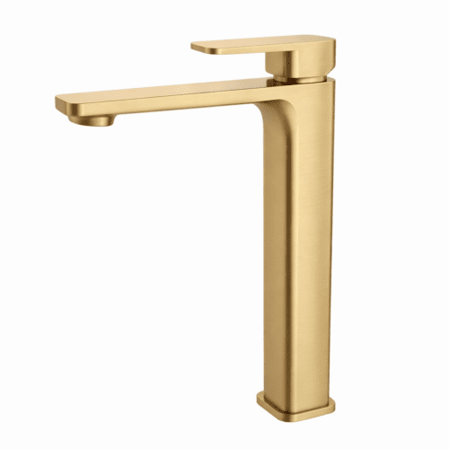 IVANO - Brushed Yellow Gold Tall Basin Mixer