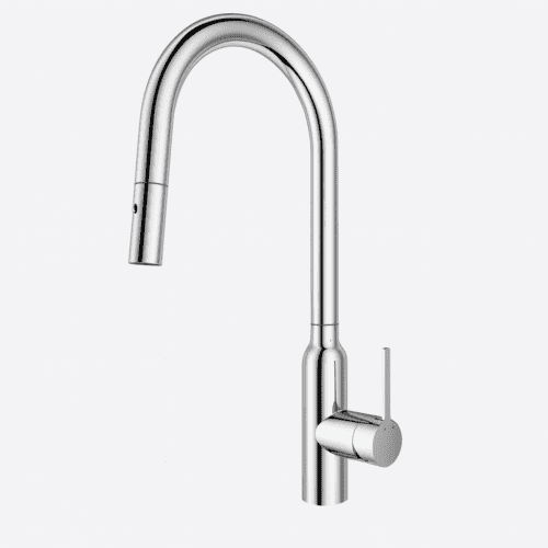 Navona Carysil Round Chrome Pull Out Kitchen Mixer