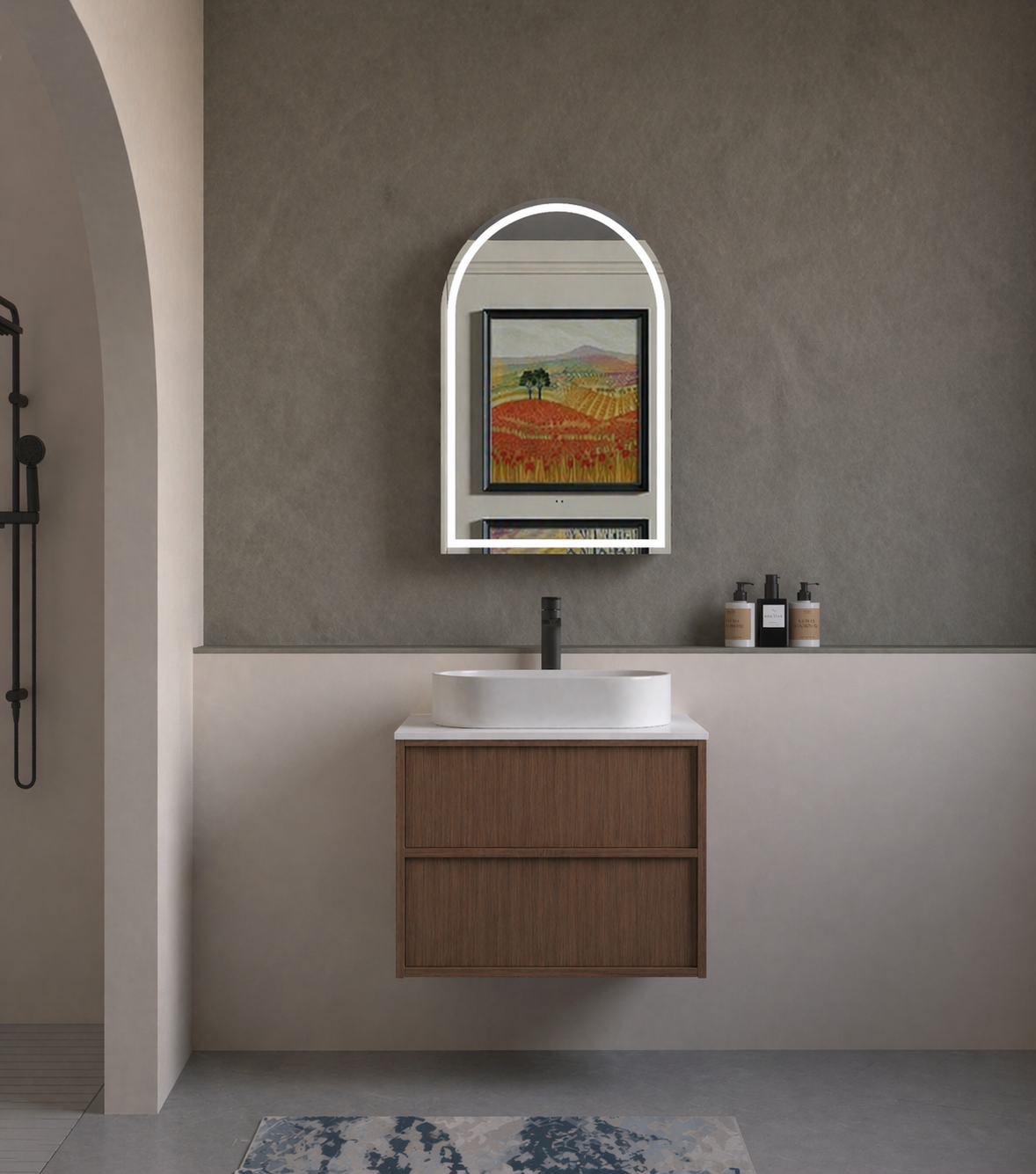 Navona 750MM Wall Hung Shaker Vanities without Stone Top