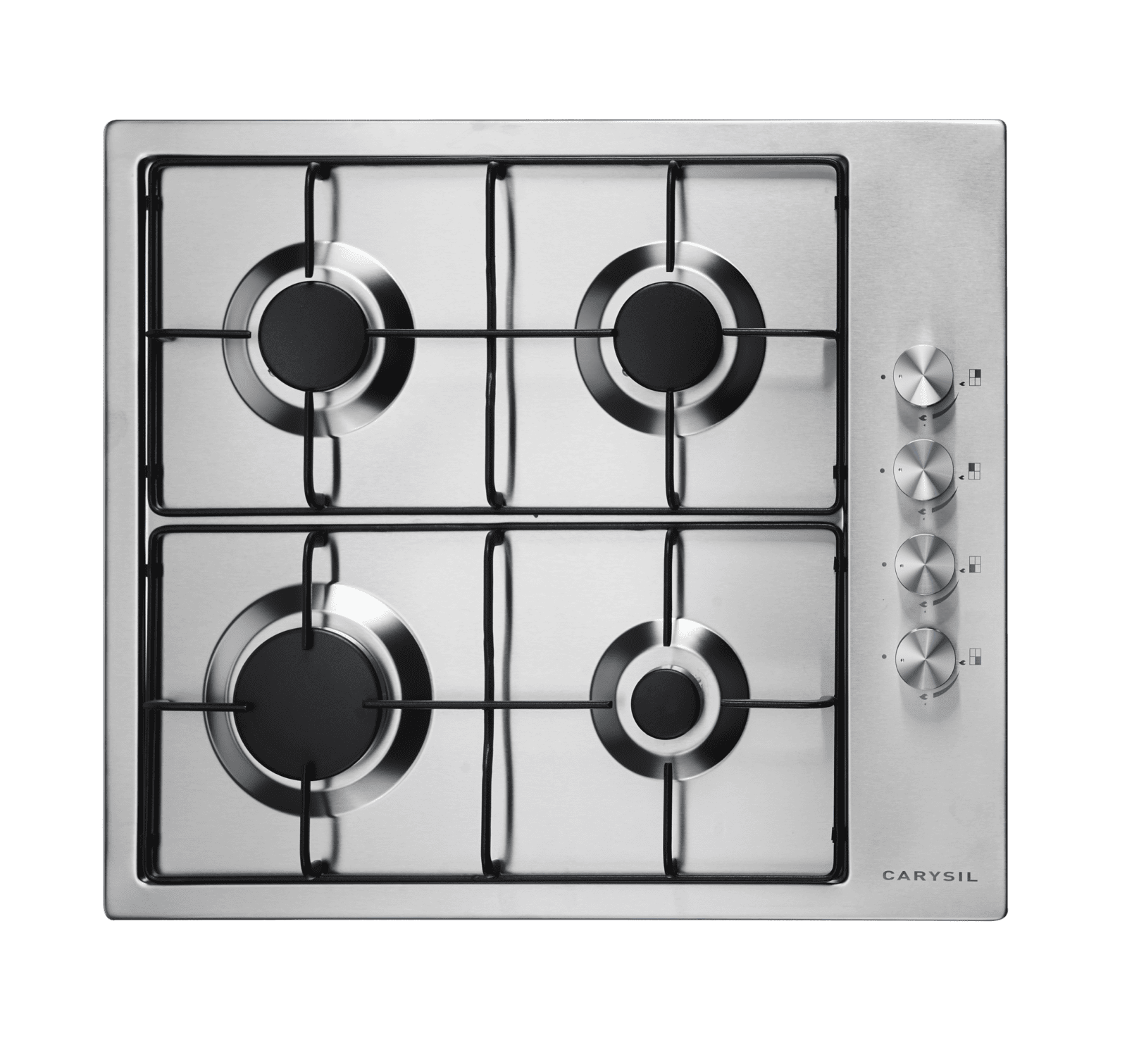 Carysil Built-In Stainless Steel 4 Burner Gas Hob