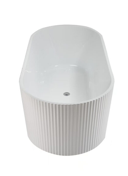 1700x800x580mm Berri Freestanding Fluted