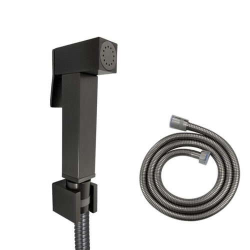 Square Gunmetal Brass Toilet Bidet