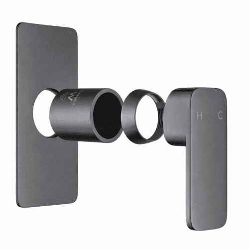 IVANO Series Gum Metal Wall Mixer Trim Kit (match CLPM)