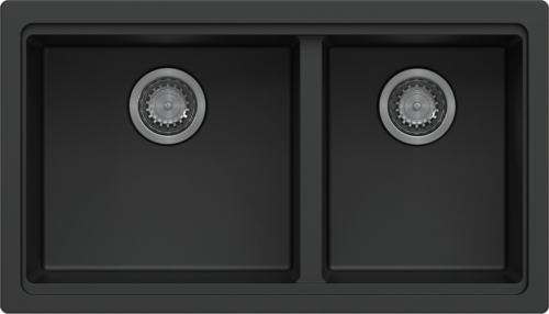 786*446mm Carysil Maples Double Bowl Granite Kitchen Sink