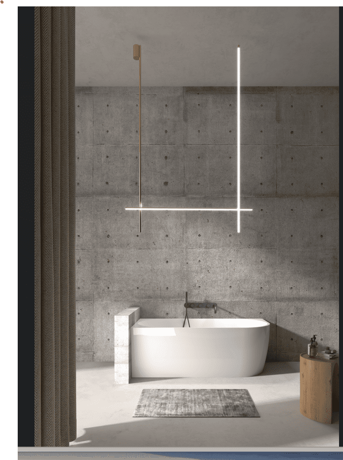 1700x800x600mm Gina Left Corner Matte White