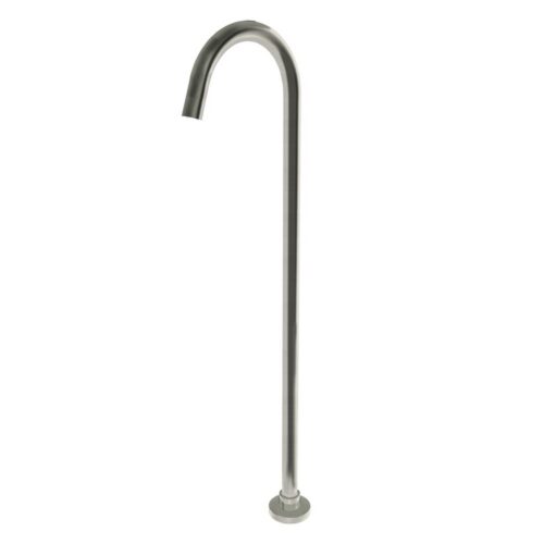 Norico Pentro Round Brushed Nickel Stainless Steel Freestanding Bath Spout