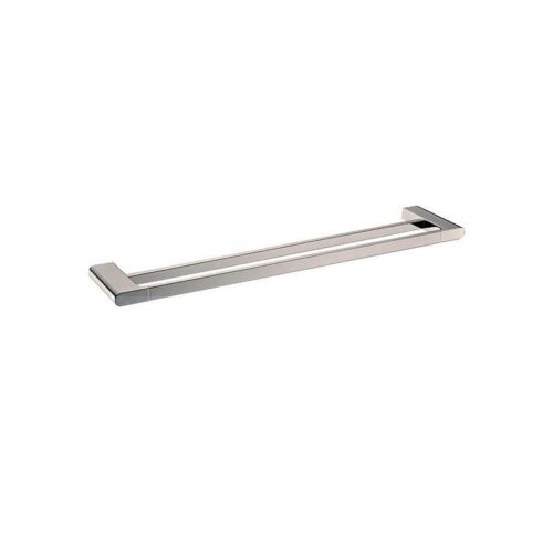 VOG Series Brushed Nickel Double Towel Rail 600mm