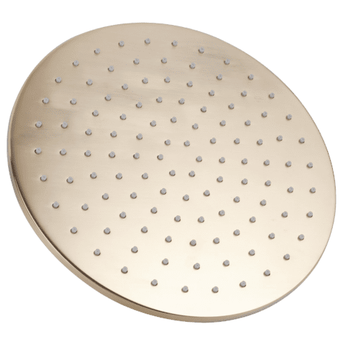 Round Brushed Brass Shower Head 250mm(Brass)
