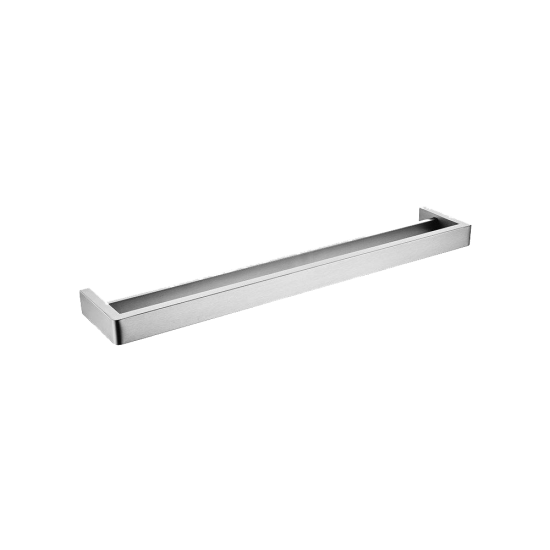 IVANO Series Square Chrome Double Towel Rail 600mm
