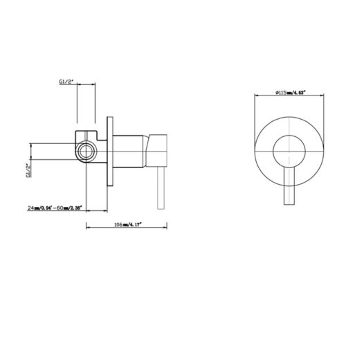 LUCID PIN Series OX0126-2-65.ST-NB Trim Kit(match CLPM)