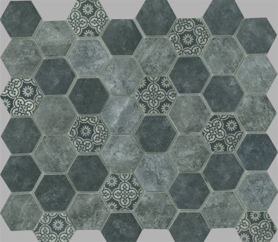 MOSAIC SIGNATURE HEXAGON GLASS