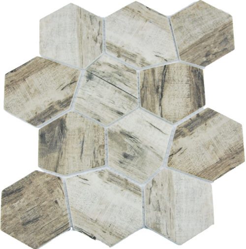 MOSAIC VIEWGRES SELECT IRREGULAR GLASS HEX