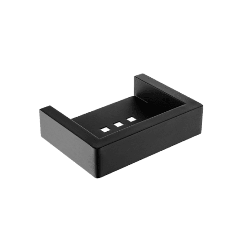 IVANO Series Square Black Soap Dish Holder