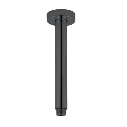 Pentro Gun Metal Grey Round Ceiling Shower arm 200mm