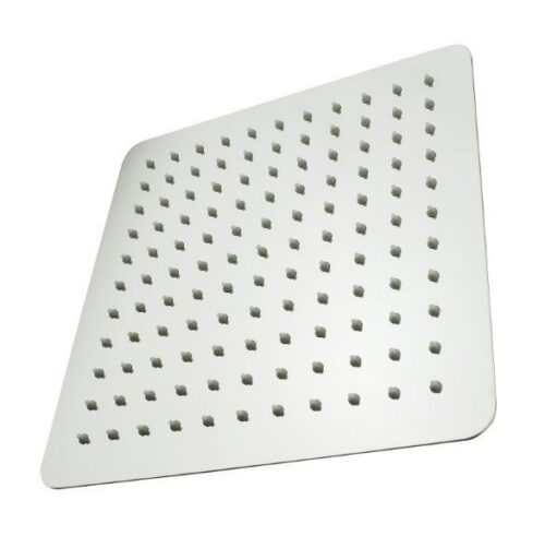 Chrome Super-slim Square Rainfall Shower Head 250mm