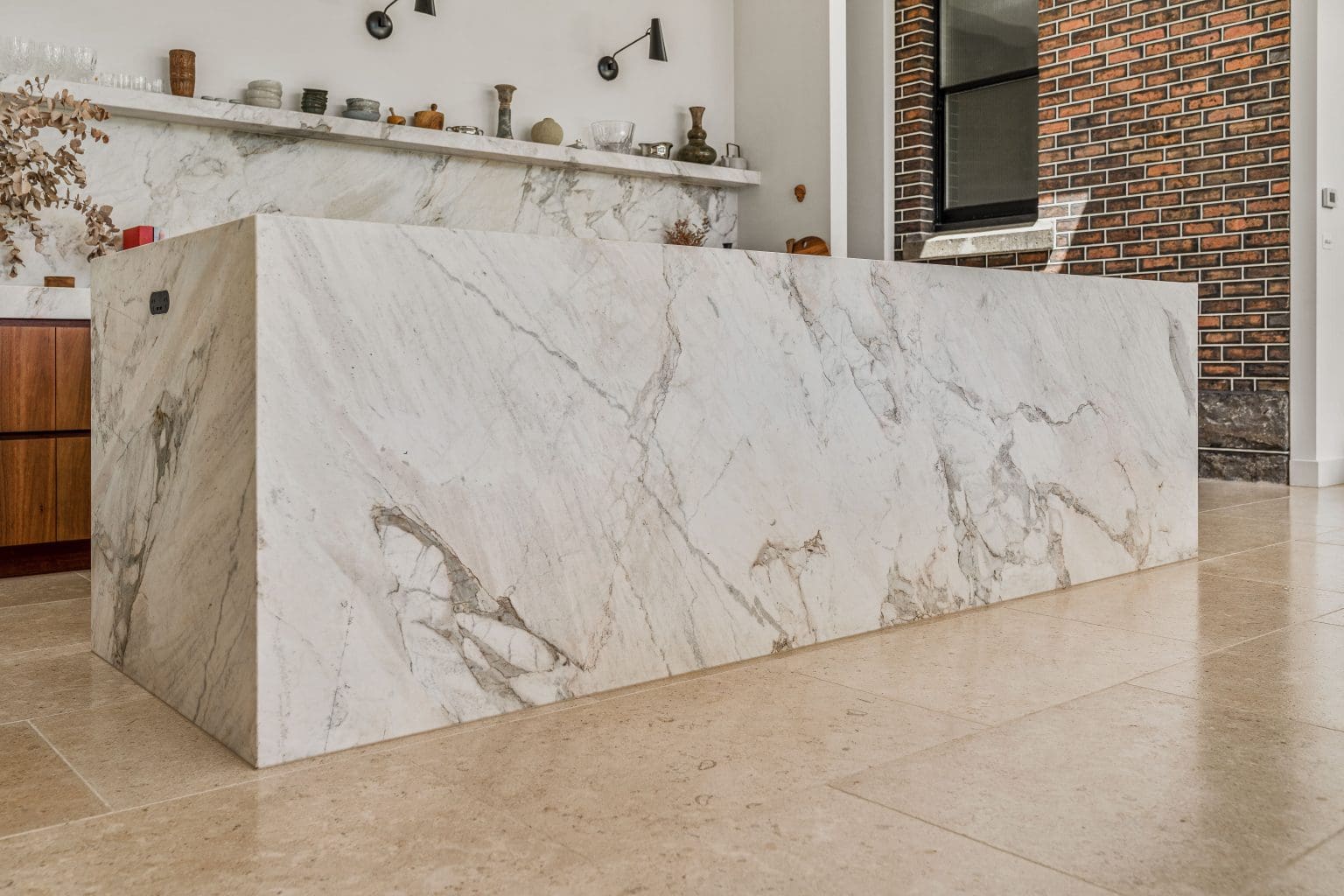 Sinai Pearl Brushed Limestone Tiles - Image 5