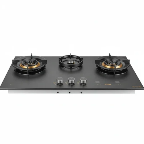 Fotile GLG90315-Y 900mm 3 Burner Hyper Flame Cooktop Matte Grey
