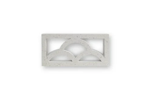 GB Masonry 10.938 Cloud Coloured Breeze Block - Porcelain