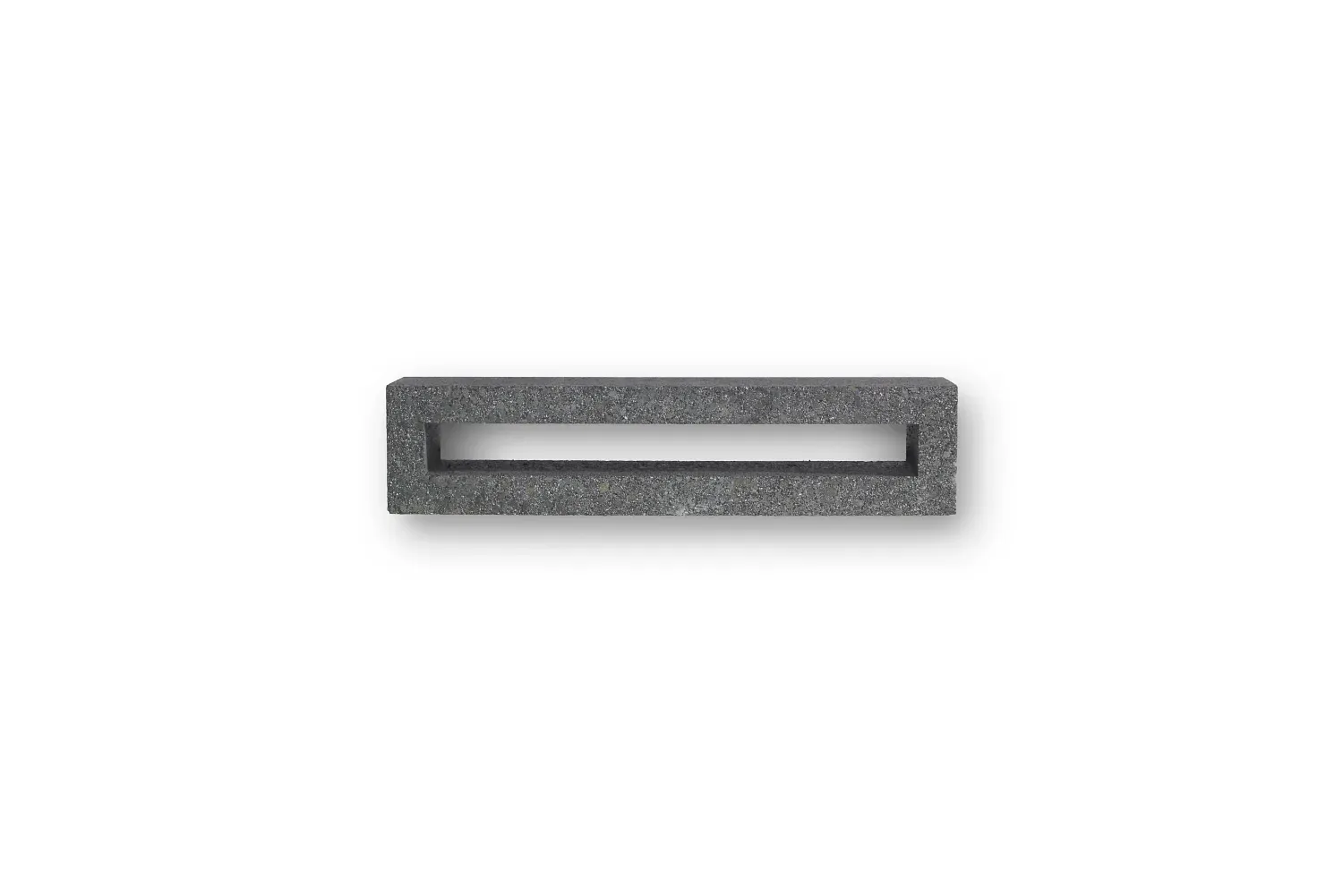 GB Masonry 10.960 Linear Coloured Breeze Block - Pewter
