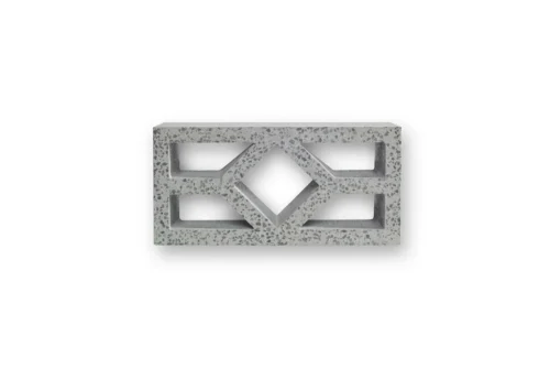 GB Masonry 15.936 Diamond Coloured Breeze Block - Nickel